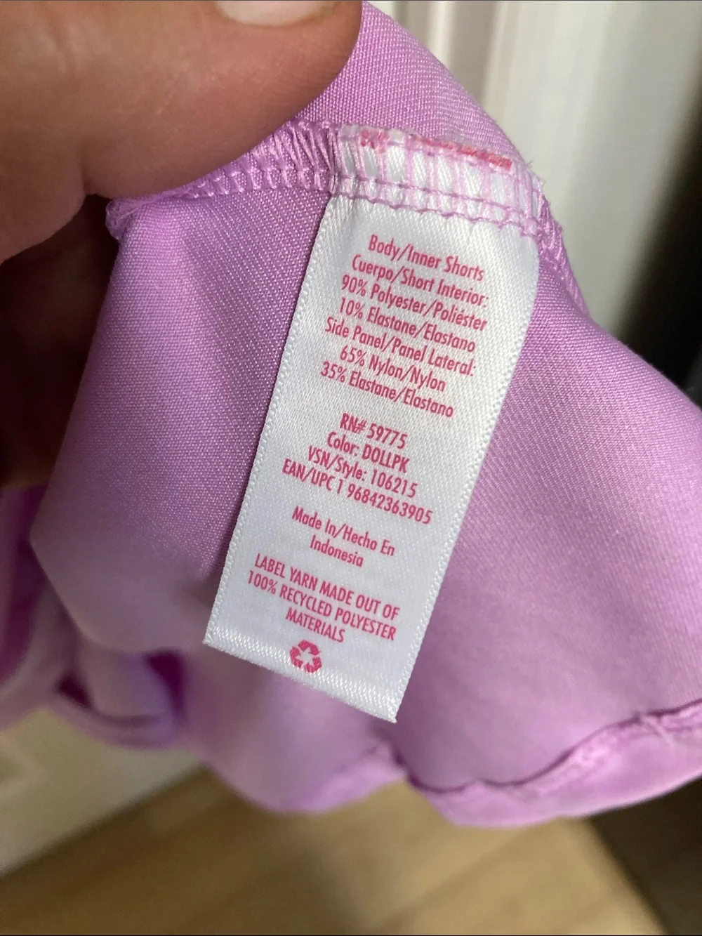 Justice Purple Skater Dress with White Trim